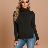 Poolopaita - Mukava Tyylikäs Lämmin - Laadukas Materiaali - EmiyoSuomi - Neulepusero Nainen