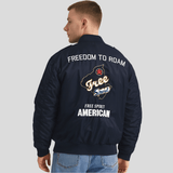 Rentouttava pilottibomberitakki miehille - mukava - tyylikäs - kestävä - EmiyoSuomi - Bomberjacket - Mies