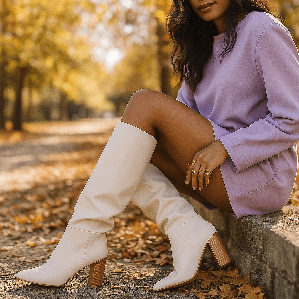 Rita - Korkeat Saappaat Naisille - Mukavat ja Tyylikkäät Polven Yli - EmiyoSuomi - Saappaat Nainen