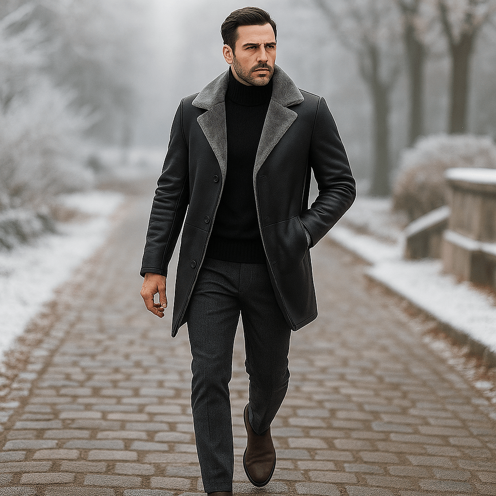 Romeo – tyylikäs talvitakki – ajaton lämpö ja mukavuus - EmiyoSuomi - Takit - Miehet