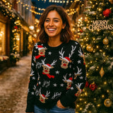 Roosmarie – Joulupaita – Pyöreä Kaulus – Laadukas Neule - EmiyoSuomi - Joulupuserot