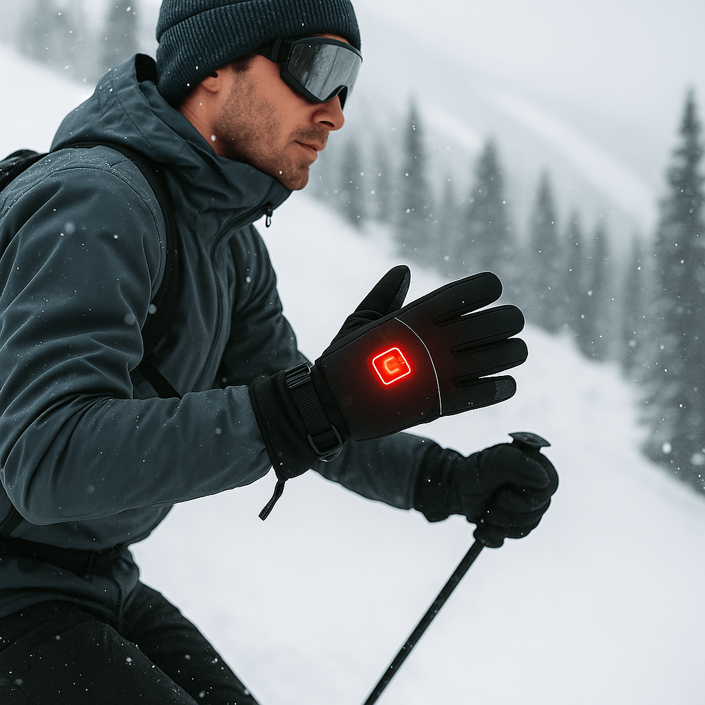 Sähkölämmitettävät Hanskat – Vedenpitävät & Kosketusnäyttöystävälliset - EmiyoSuomi - Lämmitettävät käsineet