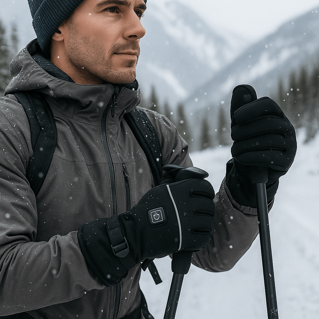 Sähkölämmitettävät Hanskat – Vedenpitävät & Kosketusnäyttöystävälliset - EmiyoSuomi - Lämmitettävät käsineet