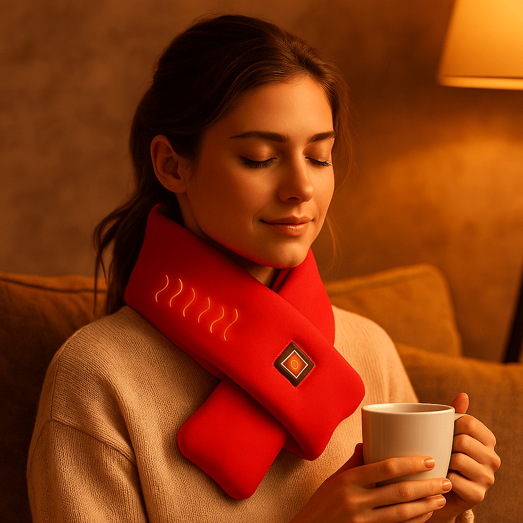 Sähkölämmitteinen Huivi Talveksi 3 Lämpötilaa - EmiyoSuomi - Huivit