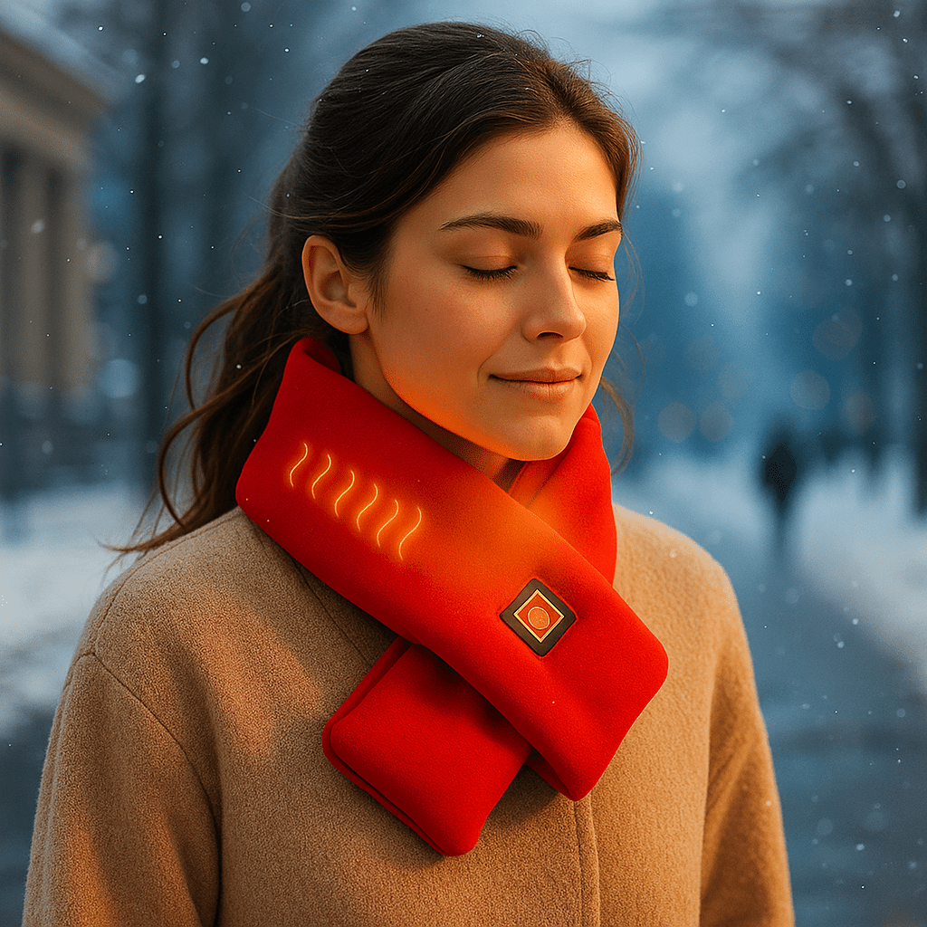 Sähkölämmitteinen Huivi Talveksi 3 Lämpötilaa - EmiyoSuomi - Huivit