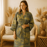 SereniLuxe – Ylellinen Puuvillainen Kylpytakki Ajattomalla Tyylillä - EmiyoSuomi - Kylpytakit