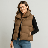 Sesonkikohtainen Vuorattu Liivi - Erilaiset Värit - Mukava & Kevyt - EmiyoSuomi - Naisten liivi