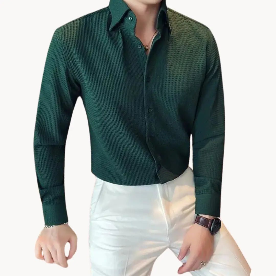 Severin Pitkähiha - paita - Hunajakennomuoto - Elegantti - EmiyoSuomi - Miesten T - paidat