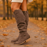 Sofie - Ensiluokkaiset Nahkasaappaat - Mukavuus - Tyyli - Kestävyys - EmiyoSuomi - Saappaat Nainen