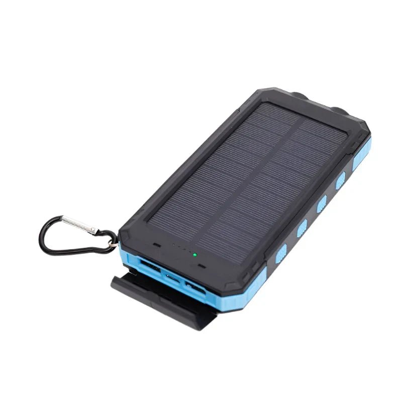 SolarCharge Pro Aurinkopankki taskulampulla - EmiyoSuomi - Leirintäalue