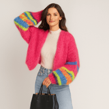 Stilla - Monivärinen Cozy Cardigan - Pehmeä Tyyli & Mukavuus - EmiyoSuomi - Neuleet