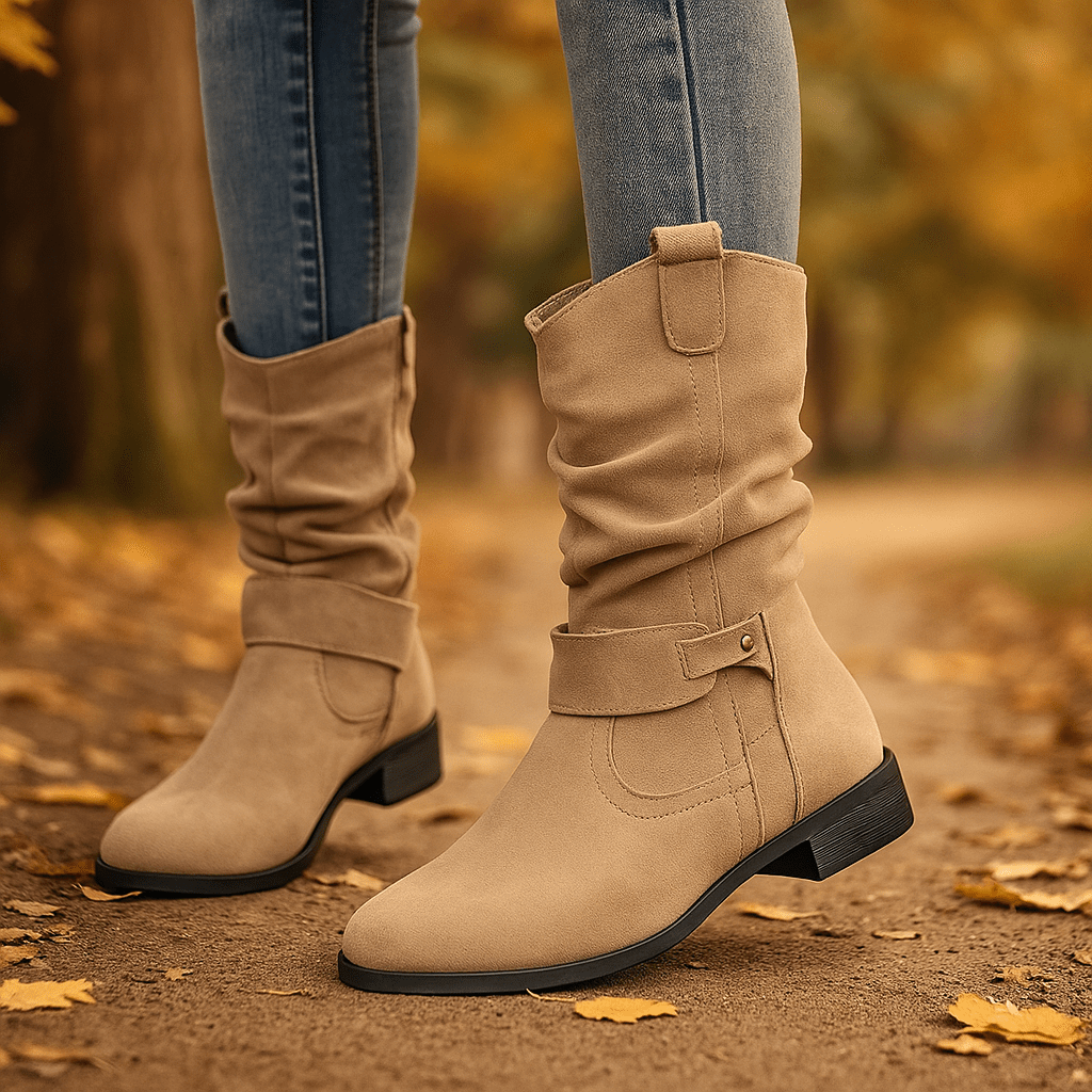 Stilla - Mukavat Korkealaatuiset Nappa Nahka Saappaat - Tyylikäs Kestävyys - EmiyoSuomi - Saappaat Nainen