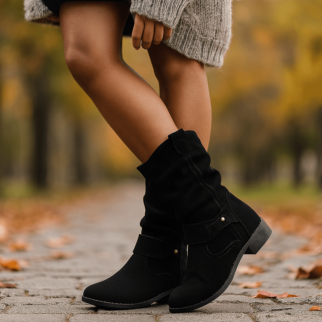 Stilla - Mukavat Korkealaatuiset Nappa Nahka Saappaat - Tyylikäs Kestävyys - EmiyoSuomi - Saappaat Nainen