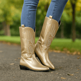 Stilla - Nahkainen Cowboy - saappaat Pehmeällä Vuorilla - Mukavuus - EmiyoSuomi - Saappaat Nainen