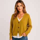 Stilla Rentopaita - Pehmeä Villa - sekoitus - V - kaula - aukko - EmiyoSuomi - Neuleet