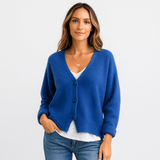 Stilla Rentopaita - Pehmeä Villa - sekoitus - V - kaula - aukko - EmiyoSuomi - Neuleet