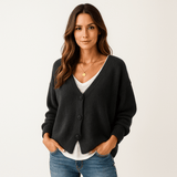 Stilla Rentopaita - Pehmeä Villa - sekoitus - V - kaula - aukko - EmiyoSuomi - Neuleet