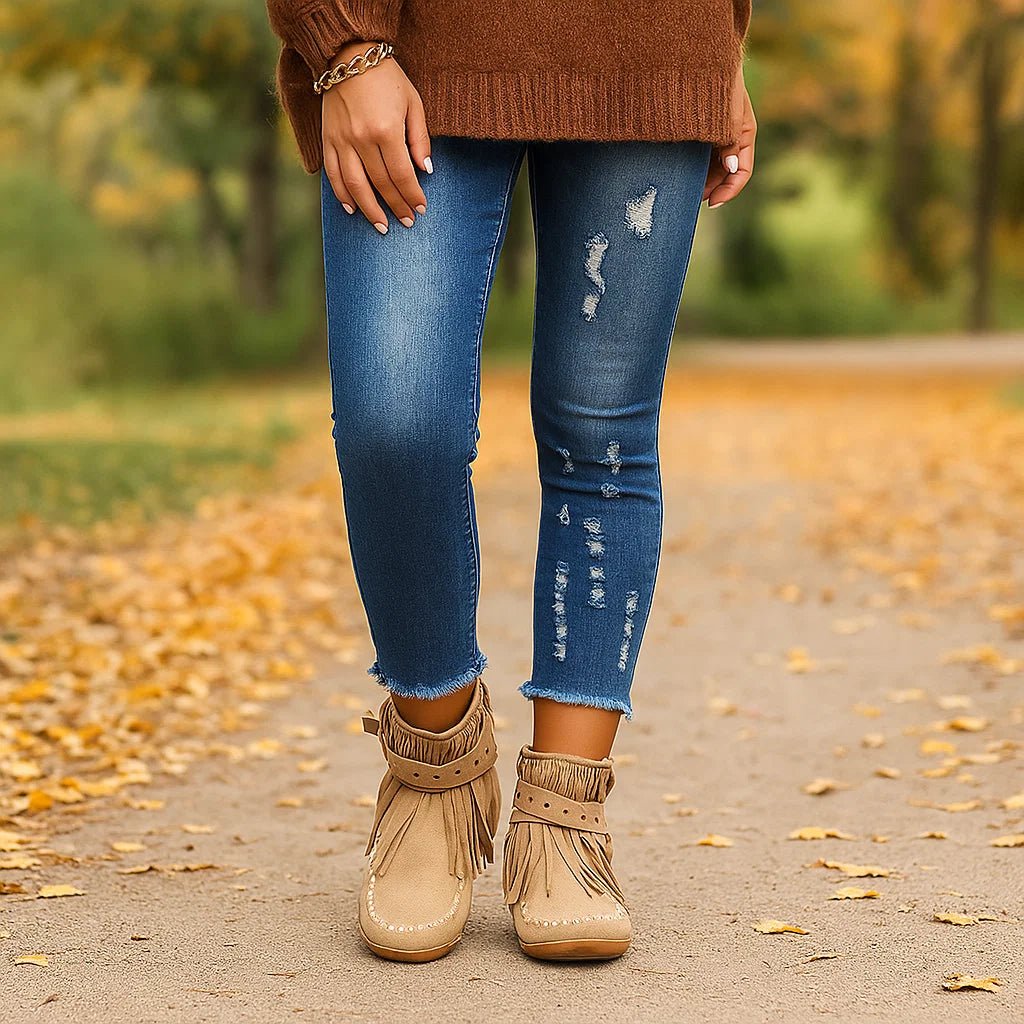 Stilla Saappaat Indi Klassinen - Mukava - Ajaton Tyyli - Kestävä - EmiyoSuomi - Saappaat Nainen