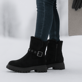 Suurten Talvikenkien Nahkaiset – Tyylikäs ja Lämmin Mukavuus - EmiyoSuomi - Naisten talvikengät