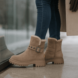 Suurten Talvikenkien Nahkaiset – Tyylikäs ja Lämmin Mukavuus - EmiyoSuomi - Naisten talvikengät