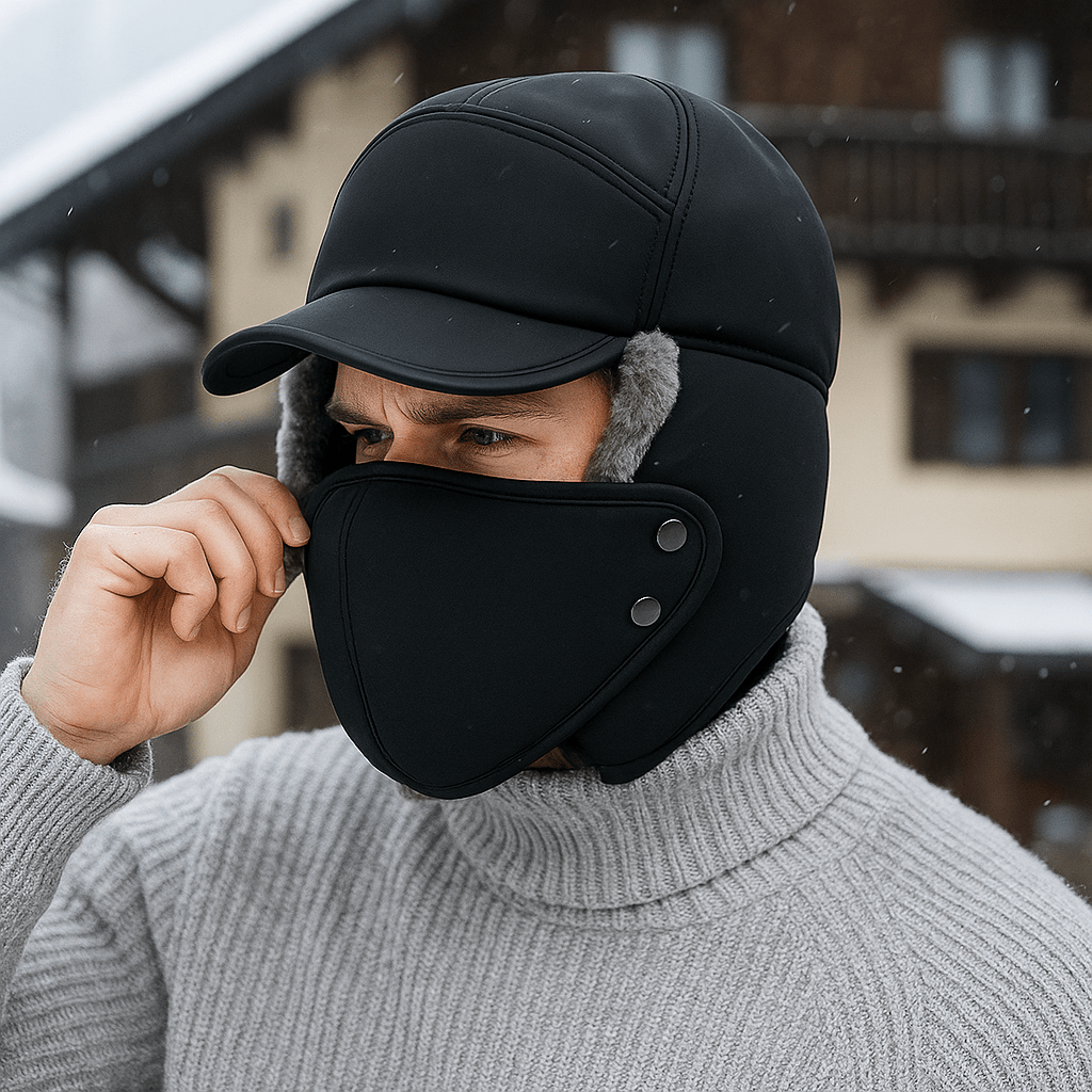 Talvi tuulenpitävä trapper - hattu - EmiyoSuomi - Lämpimät pipot