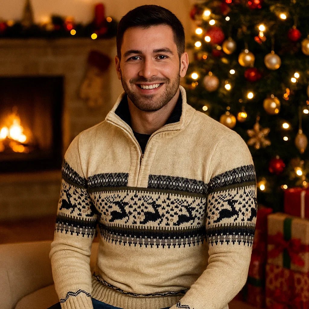 Turan – Tyylikäs Jouluneule – Lämmin – Laadukas – Uniikki - EmiyoSuomi - Joulupuserot