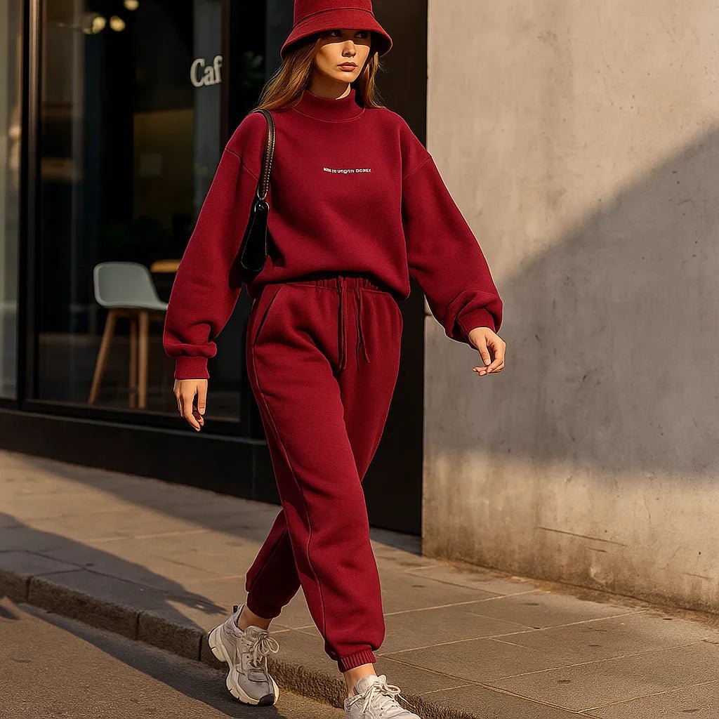 Tyylikäs Naisten Verryttelypuku Jade - Setti Huppari - Housut - Urheilu - EmiyoSuomi - Verkkapuku