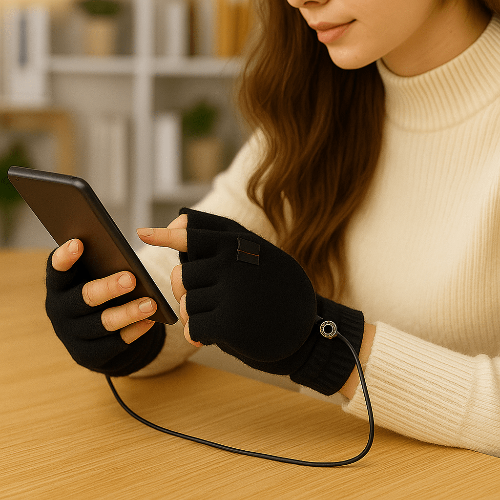 USB - lämpösaappaat – Ilman sormia & Talvinen mukavuus - EmiyoSuomi - Lämmitettävät käsineet
