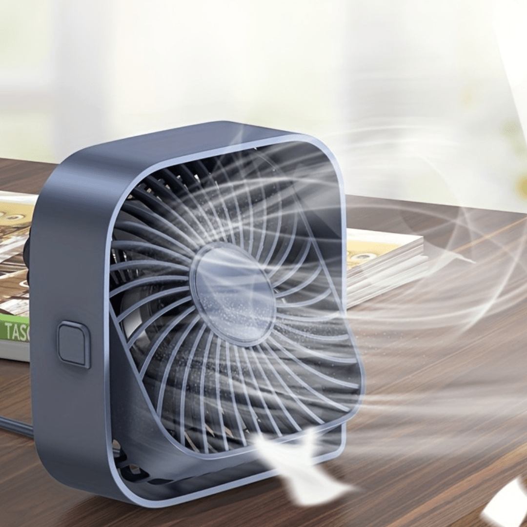 USB - virralla toimiva hiljainen pöytätuulettimen - EmiyoSuomi - jäähdytys