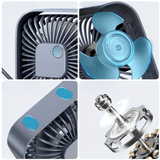 USB - virralla toimiva hiljainen pöytätuulettimen - EmiyoSuomi - jäähdytys