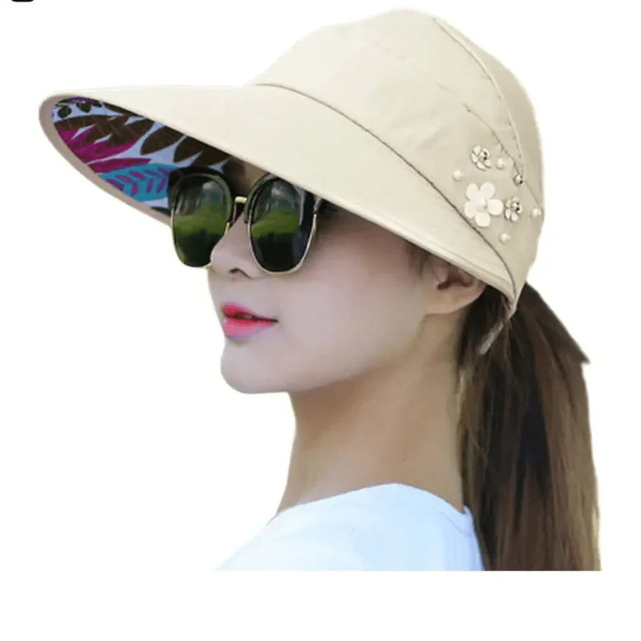 Valeria | Hengittävä, Kääntyvä Kesäaurinkohattu - EmiyoSuomi - Hatut