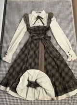 Adelaide - Naisten pitkä ruudullinen mekko-Mekot-EmiyoSuomi