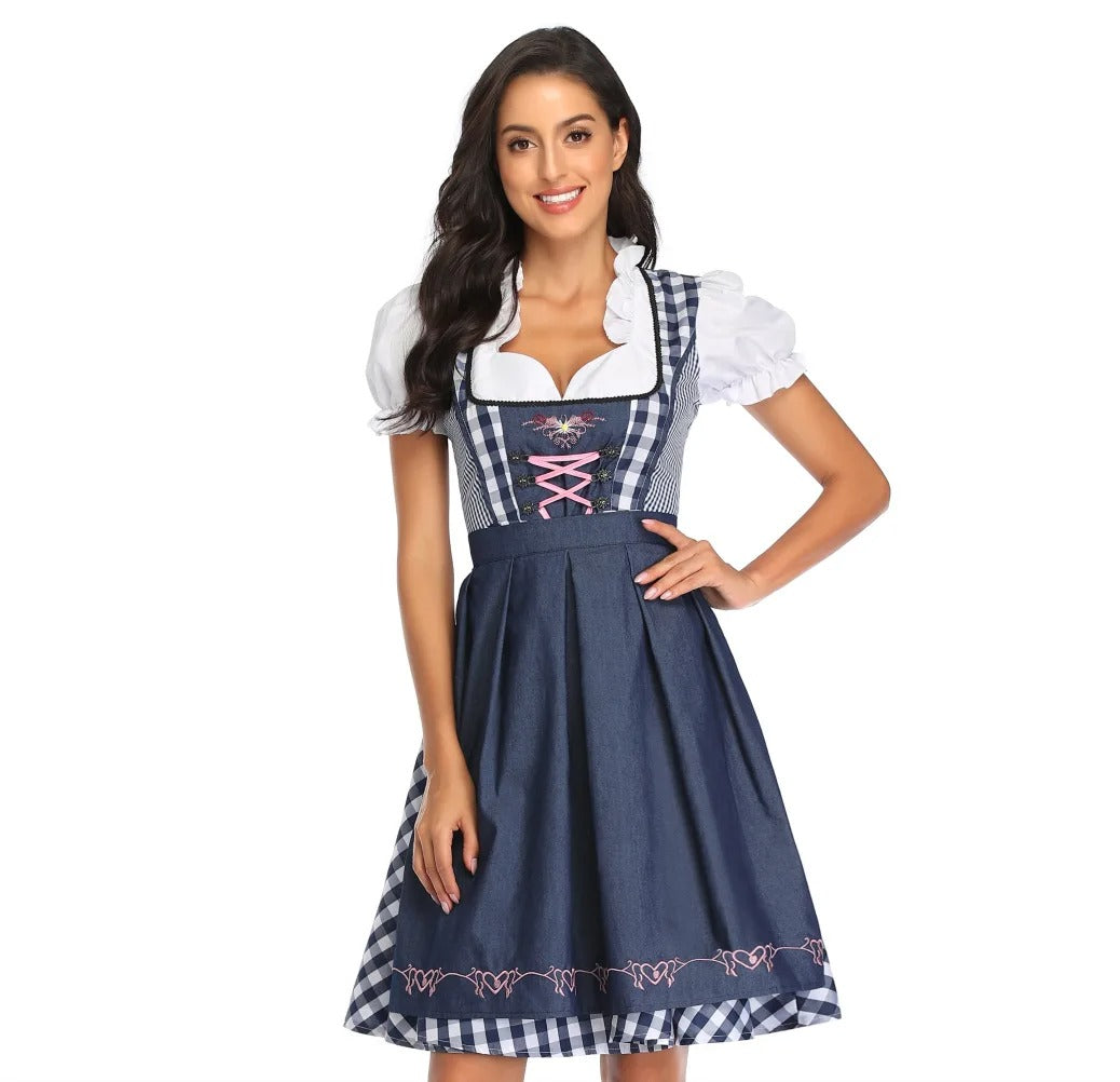 Perinteinen Oktoberfest-puku - Greta - Aito tyyli-Mekot-EmiyoSuomi