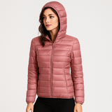 Vesi - ja tuulenpitävä takki - Eristeenä valkoiset hanhenhöyhenet - EmiyoSuomi - Naisten liivi