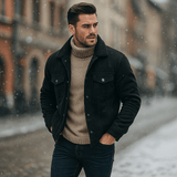 Vibe - Vahva ja Tyylikäs Cordtakki Miehille - Mukavuus & Kestävyys - EmiyoSuomi - Takit - Miehet