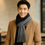 Villane Raidallinen Huivi – Pitkä, Lämmin ja Tyylikäs - EmiyoSuomi - Huivit