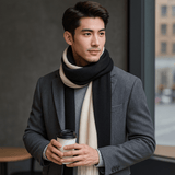 Villane Raidallinen Huivi – Pitkä, Lämmin ja Tyylikäs - EmiyoSuomi - Huivit