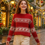 Vivano – Naisten Jouluneule – Lämmin – Tyylikäs – Laadukas - EmiyoSuomi - Joulupuserot