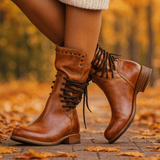 Xenia - Pitkät nahkasaappaat - Tyylikkäät ja kestäviä - EmiyoSuomi - Saappaat Nainen