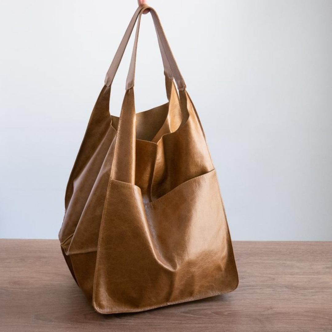 Beverly | Ylisuuri viikonloppunahkainen käsilaukku-EmiyoSuomi