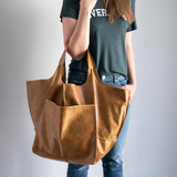 Beverly | Ylisuuri viikonloppunahkainen käsilaukku-EmiyoSuomi