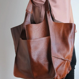 Beverly | Ylisuuri viikonloppunahkainen käsilaukku-EmiyoSuomi