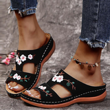 Rosalinda | Ortopediset ja tyylikkäät kukalliset tossut-kengät-EmiyoSuomi