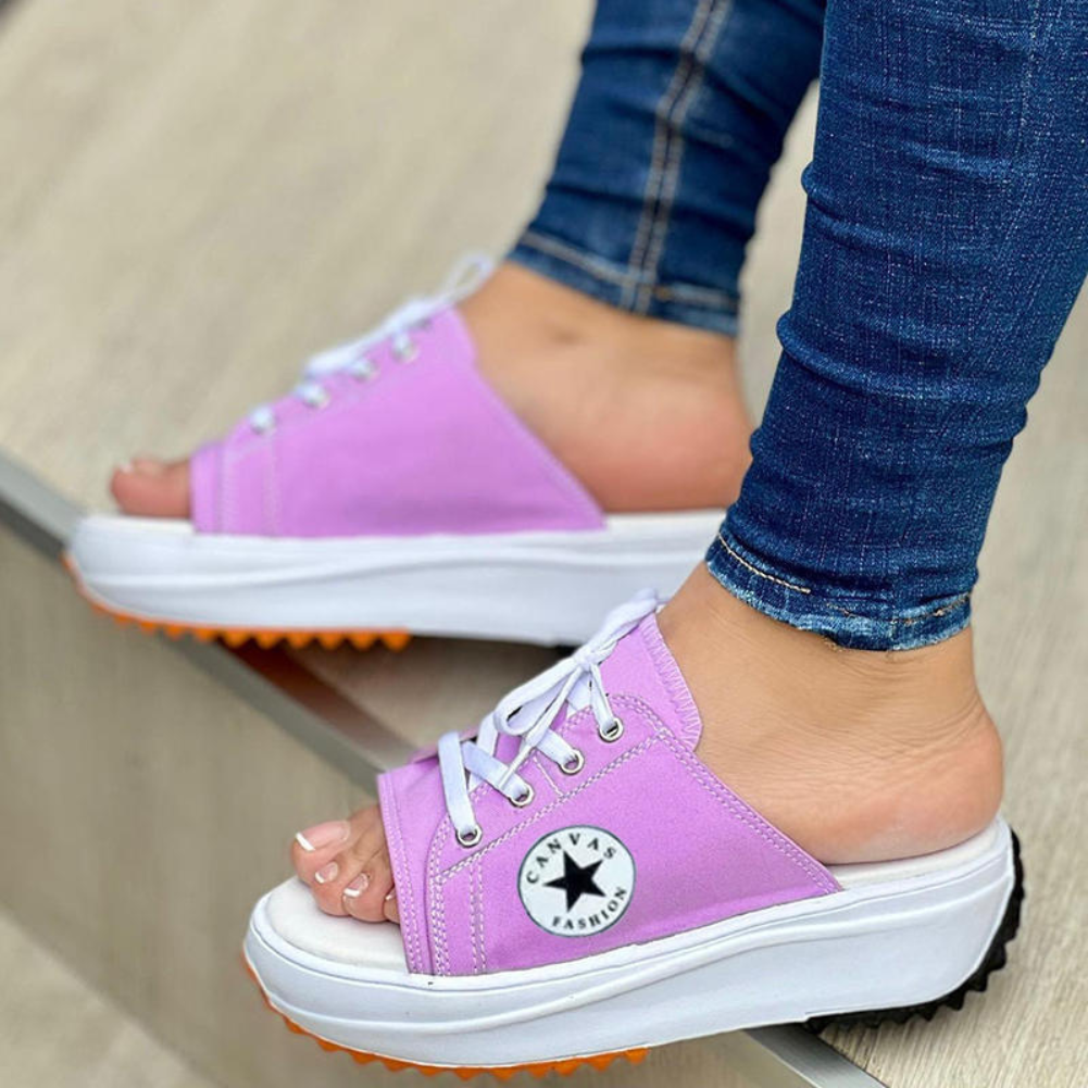 Gail | Hengittävät rento kangassandaalit-Shoes-EmiyoSuomi