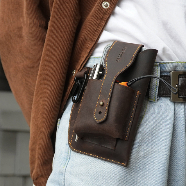 Carrie | Aito nahkainen puhelinlaukku-EmiyoSuomi