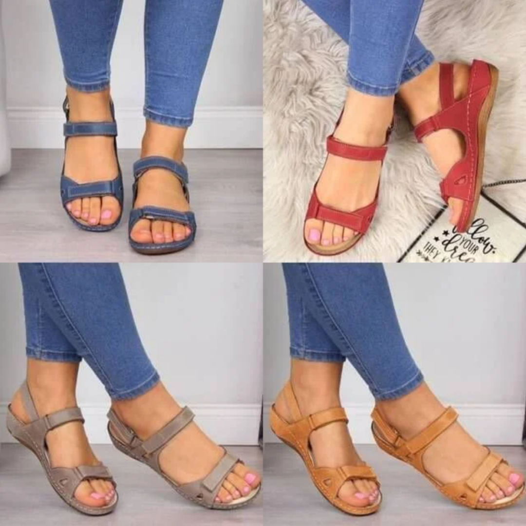 Valerie | Premium-ortopediset avokärkiset sandaalit-Shoes-EmiyoSuomi