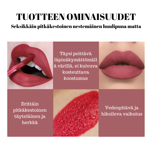 Goddess | Matta Lipgloss 6 värisetti-EmiyoSuomi