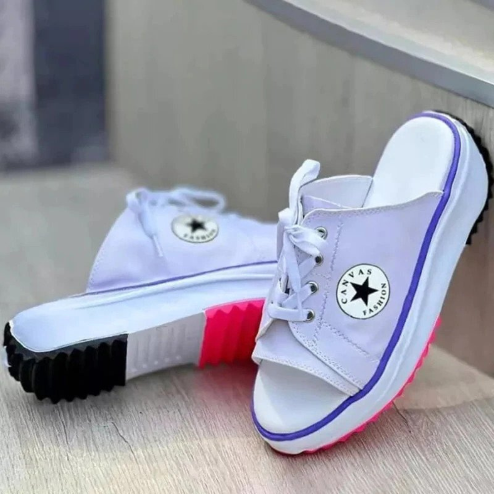 Gail | Hengittävät rento kangassandaalit-Shoes-EmiyoSuomi
