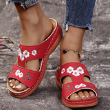 Rosalinda | Ortopediset ja tyylikkäät kukalliset tossut-kengät-EmiyoSuomi