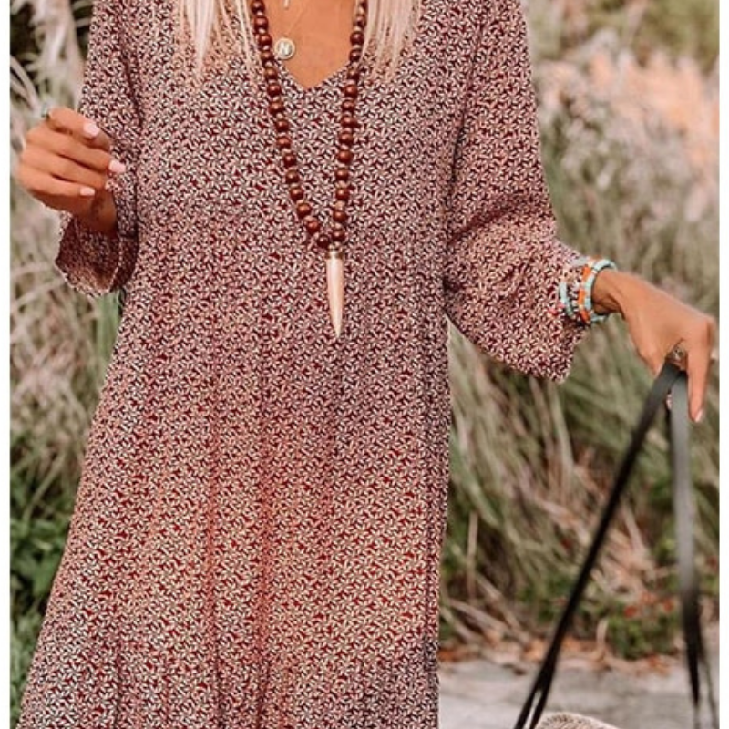 Precious | Painettu minimekko-Clothing-EmiyoSuomi